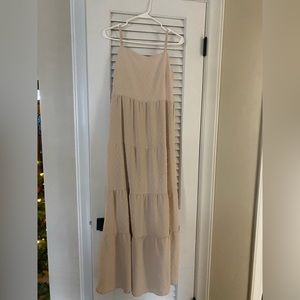 Lucky brand Swiss dot midi dress.